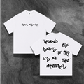 ''BALLS'' TEE WHITE/BLACK