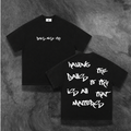 ''BALLS'' TEE BLACK/WHITE
