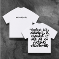 ''CHANCE'' TEE WHITE/BLACK