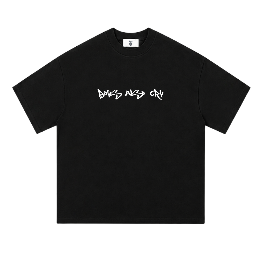 ''BALLS'' TEE BLACK/WHITE